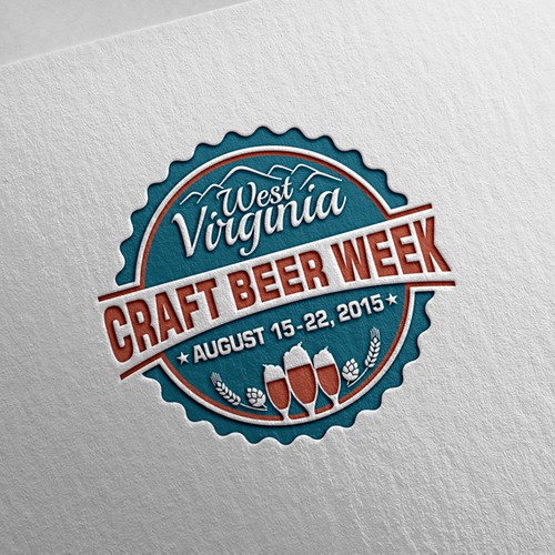 Logo for West Virginia Craft Beer Week | Aug 15 - 22, 2015