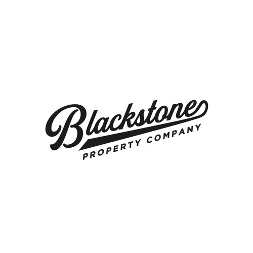 Blackstone property company retro logo