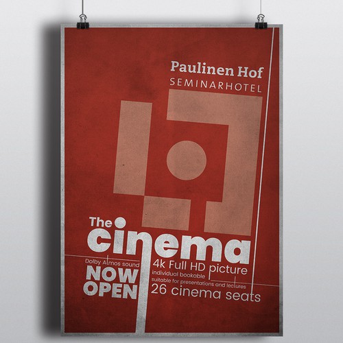 Poster Design for private cinema