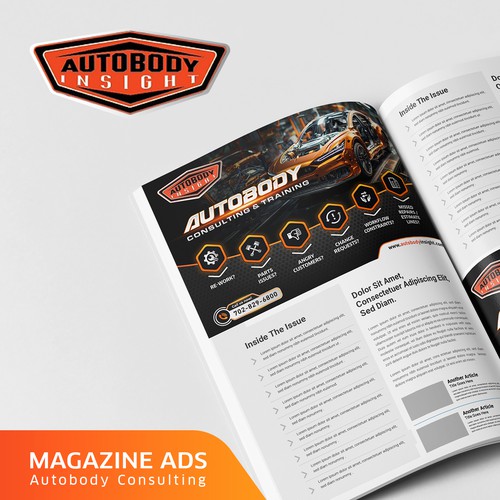 Magazine Ads for Autobody Insight