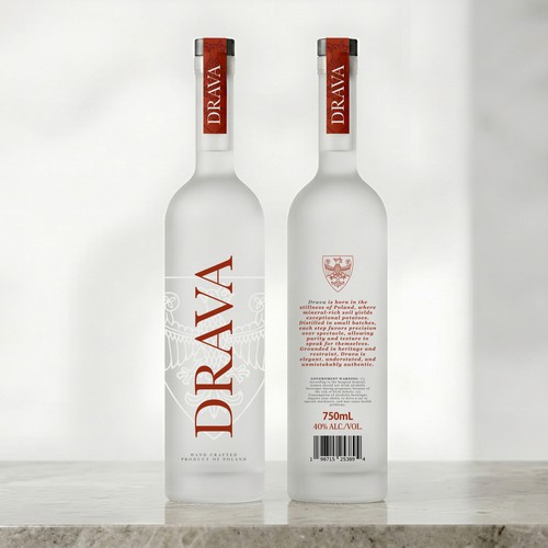 Vodka bottle design