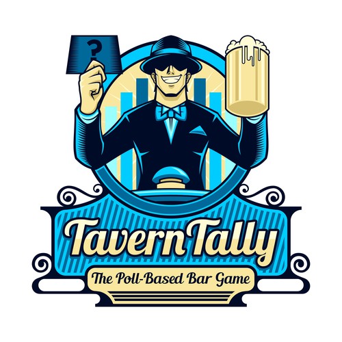 Captivating logo for Poll-Based Bar Game