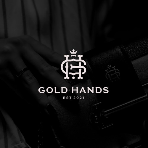 Gold Hands. Elegenad and Luxury Logo Design