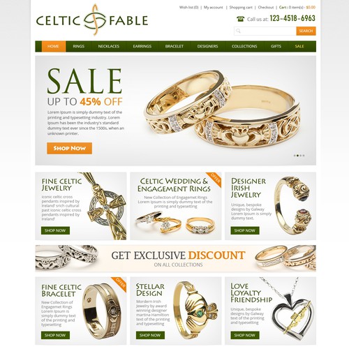 Help Celtic Fable with a new website design