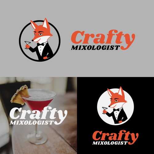 Crafty Mixologist - mascot logo 