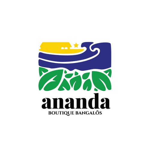 cesign logo concept for Ananda Boutique Bangalos