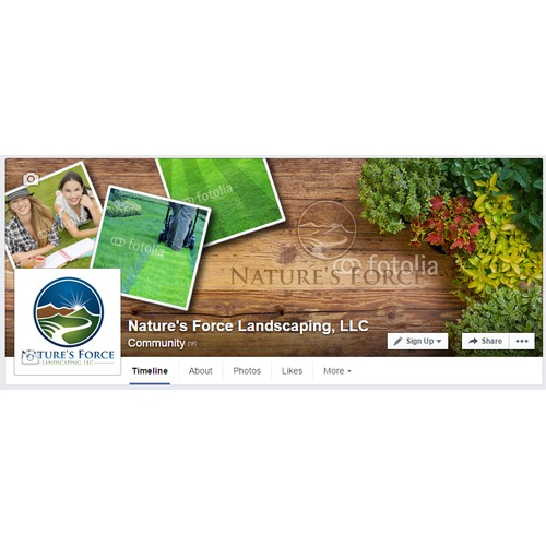 Facebook Cover for Commercial Landscaping Company