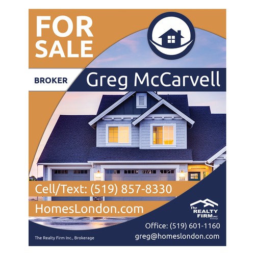 Sign for broker