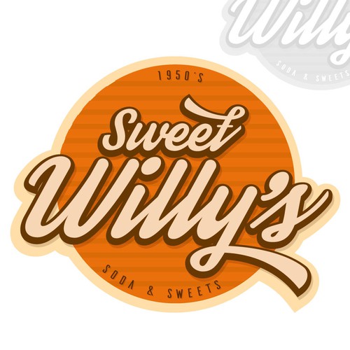 Logo based on the style of the 50s, for cafeteria