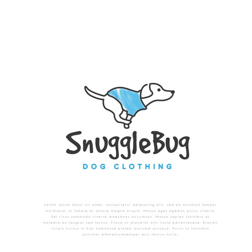 Logo for dog clothing brand