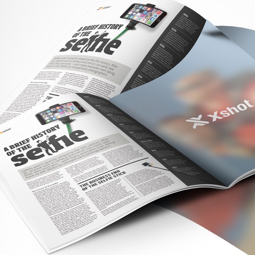 Magazine: custom page layout