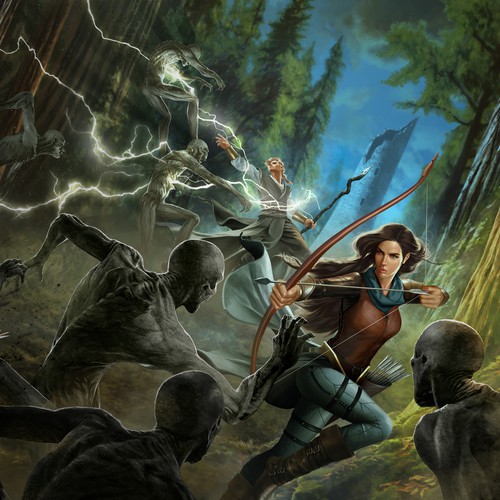 Fantasy Book Cover and Illustration for James E. Wisher