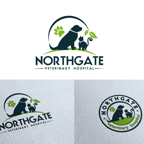 northgate veterinary hospiital needs a new logo