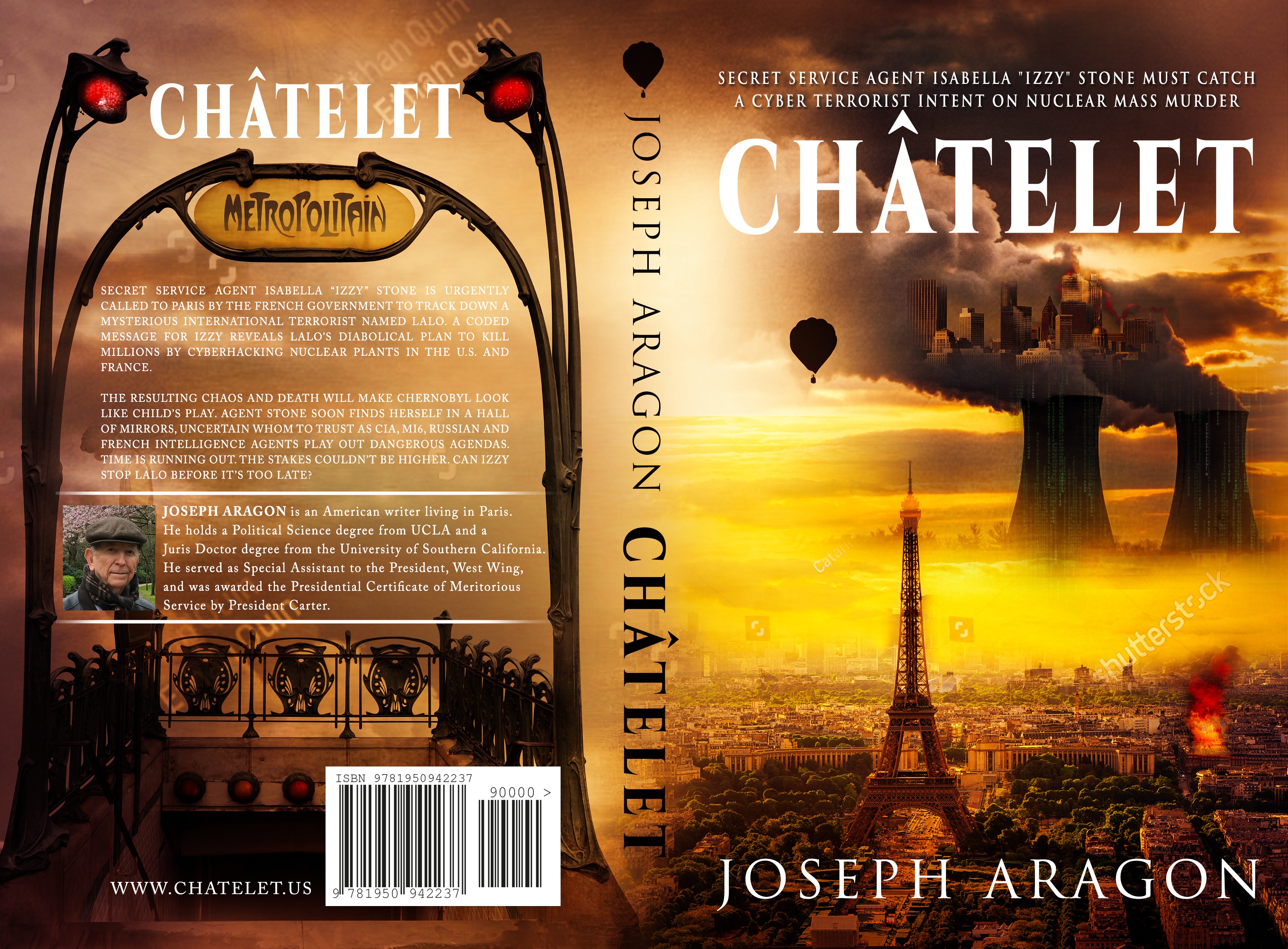 Dramatic international thriller cover