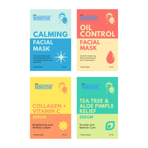 Dr. Sensitive Face Masks Variants