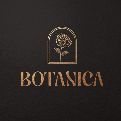 logo concept for floral shop 