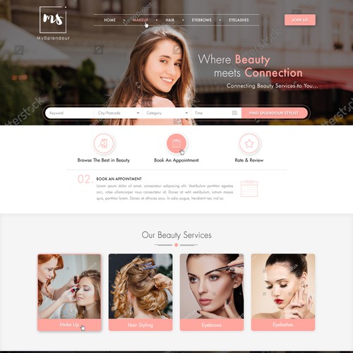 Premium Mackup Artist Web design