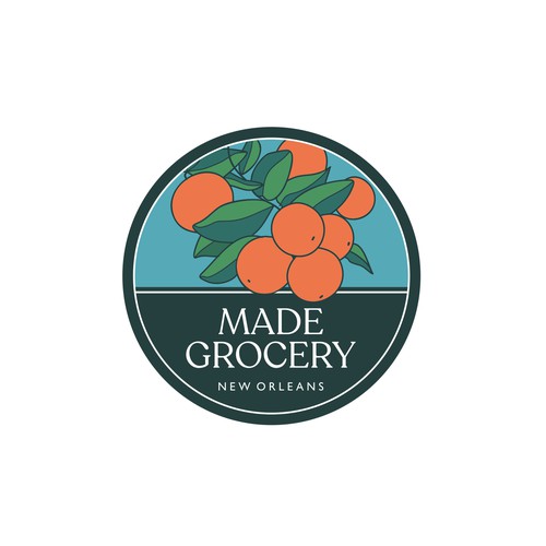 Fruit grocery logo