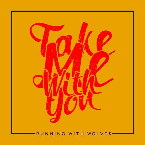 CD Single design for Running With Wolves Band