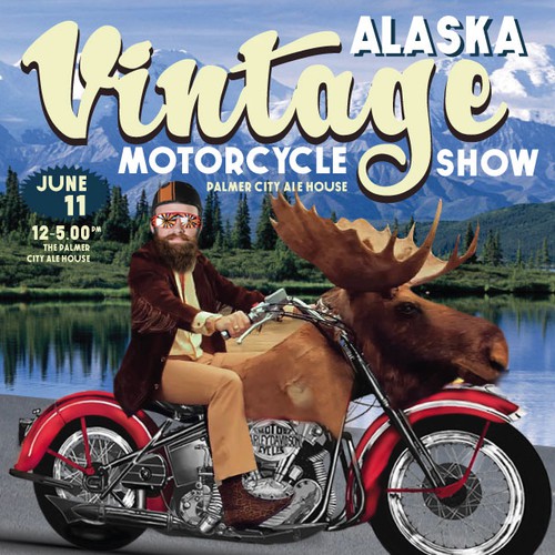 Alaska Vintage Motorcycle Show poster!