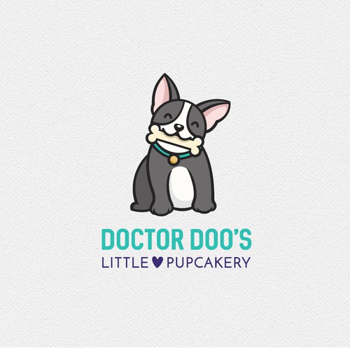 Cute logo for a dog treat company