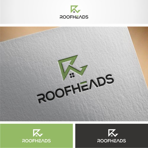 R Lettermark logo for Roofheads a Real estate app