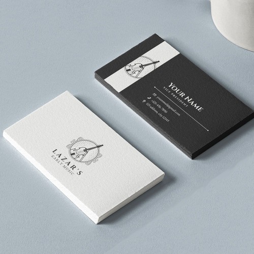 Logo and Business Card for Lazar's Early Music