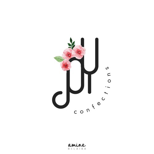 Flowers & Text Logo 