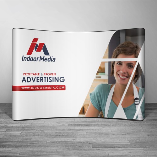 Trade show stand design for IndoorMedia