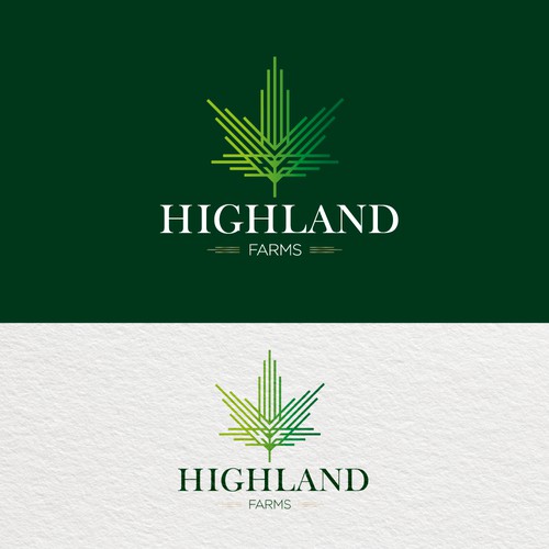 Cannabis farm logo