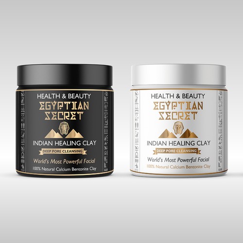Product Label for New Clay Mask