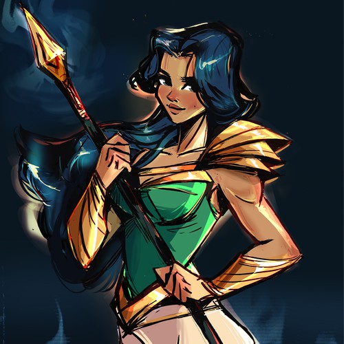Athena Character concept 