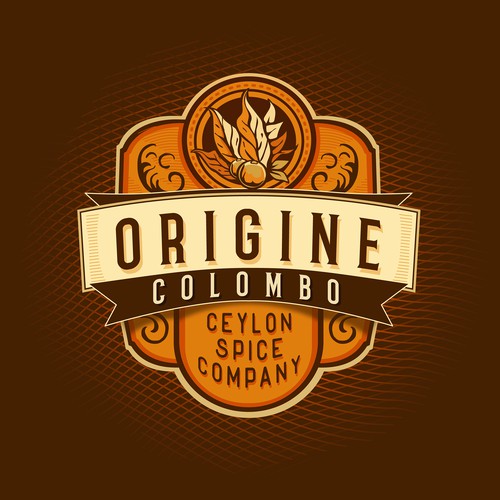 Bold logo for a spice company