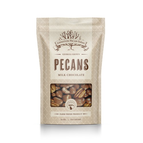 Pouch label design