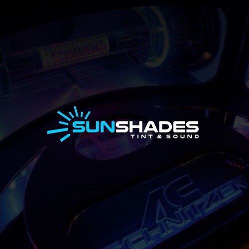 Sun Shades Tint & Sound Logo Design