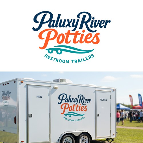 Paluxy River Potties - Portable Restroom Trailer Branding & Logo Design