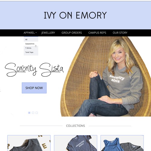 Online clothing shop