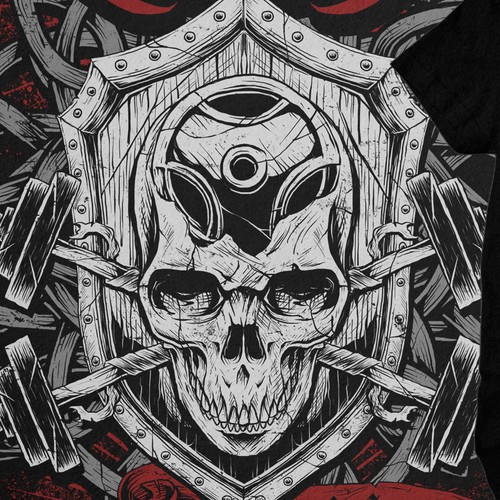 T-Shirt design for IRON SAVAGE