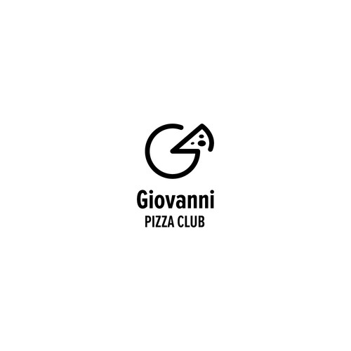 Logo design concept for trendy pizzeria