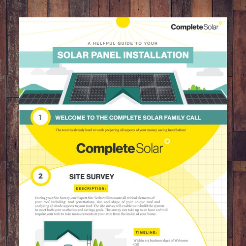 Infographic concept for Complete Solar