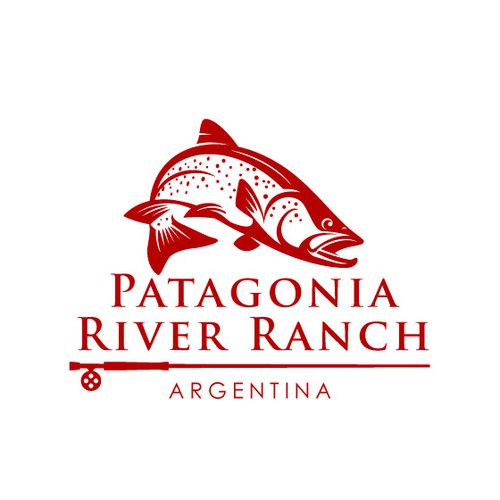 Logo design for a flyfishing ranch