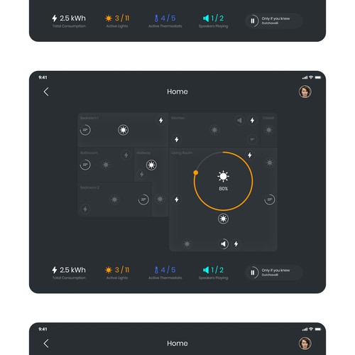 HomeKit Controller App Design Concept