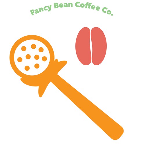 pop color logo for coffee roaster