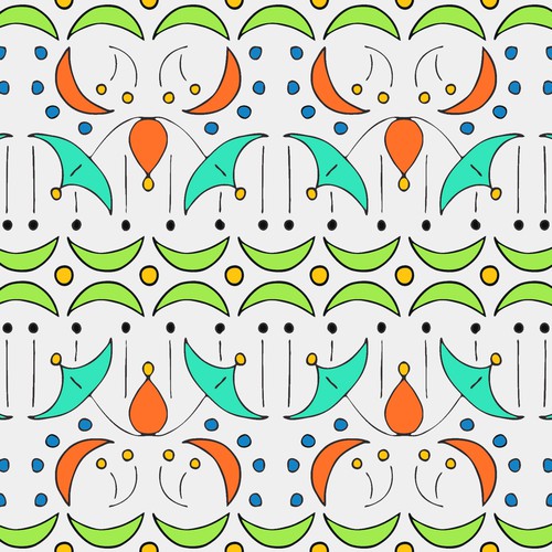 Create a collection of Pattern Designs for a high end baby swaddle blanket