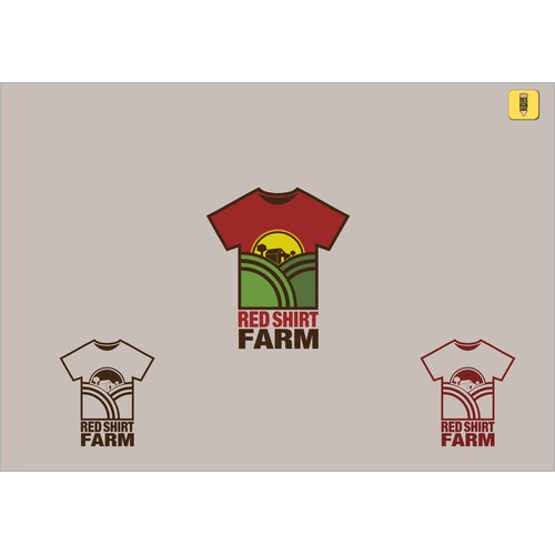 Create an eye-catching visual identity for small, organic Red Shirt Farm!