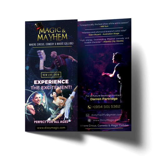 Flyer Design for Magic & Mayhem