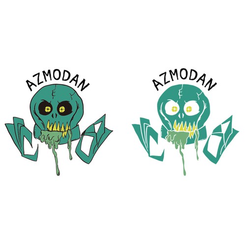 Hand-drawn logo.