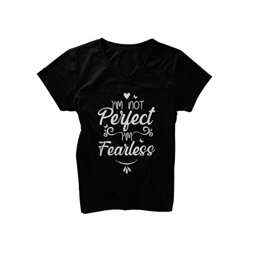 Eye catching t-shirt design for women and girls that empowers them!