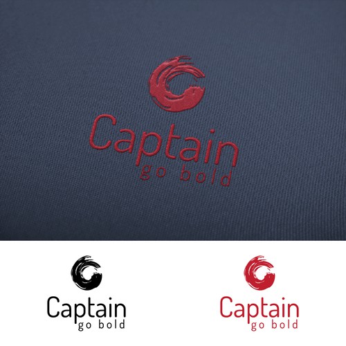 A logo / symbol for Captain. A clothing brand focused on athletic / fitness apparel.