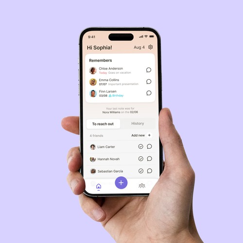 Personal relationships app
